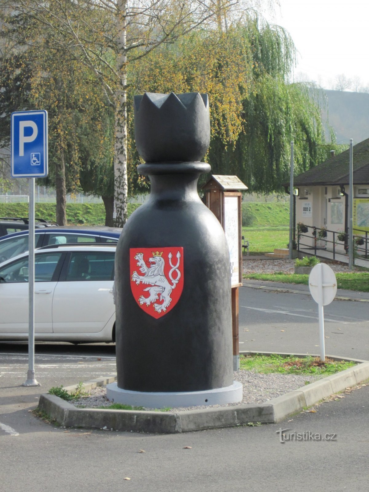 Karlštejn schaken - zwarte koning Karlštejn