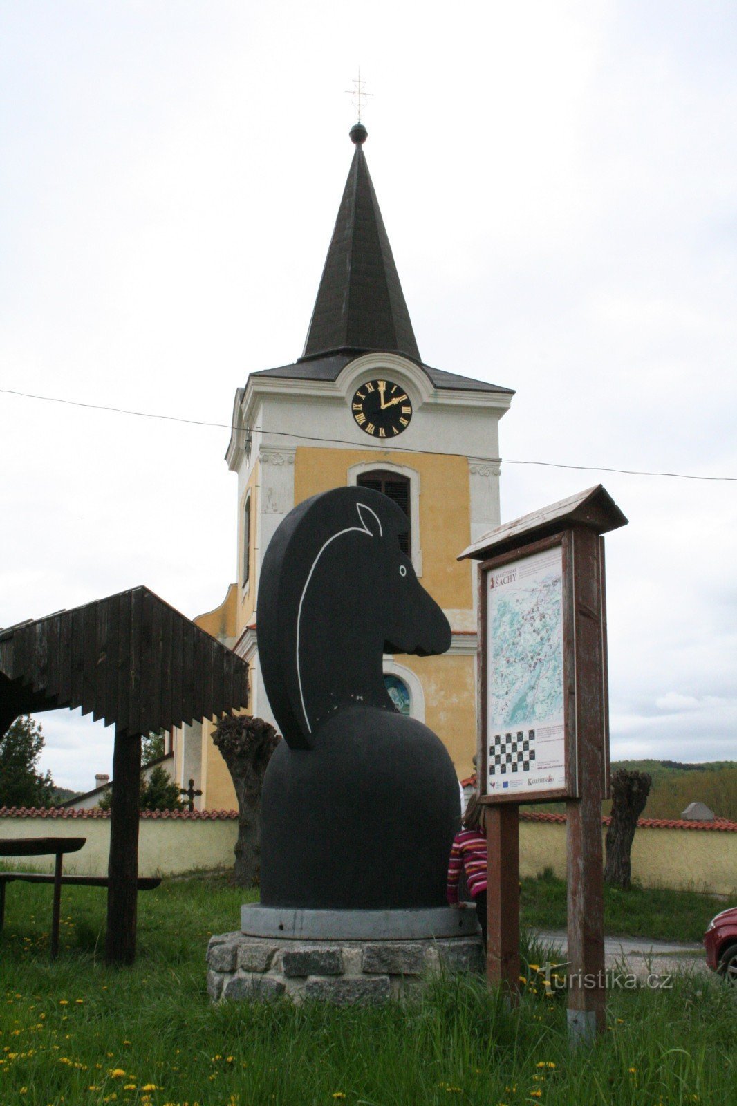Σκάκι Karlštejnské - Μαύρο άλογο Tmaň