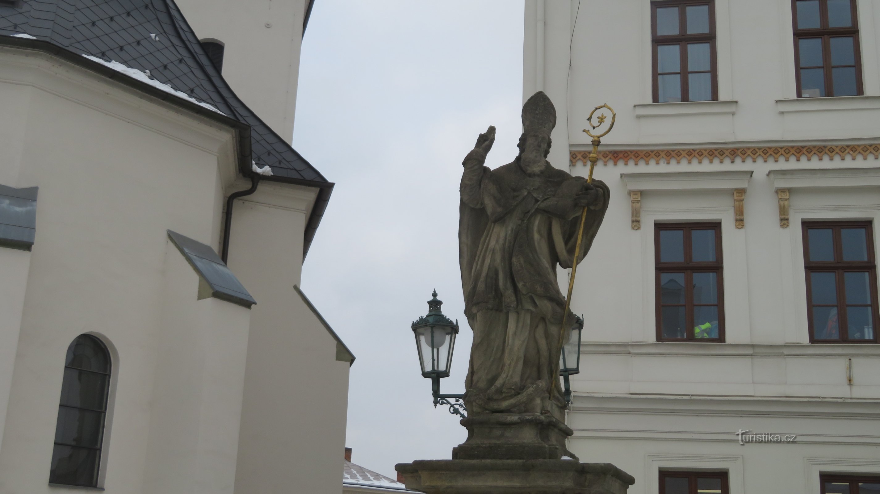 Karviná - the only two statues of St. Patrick in the Czech Republic