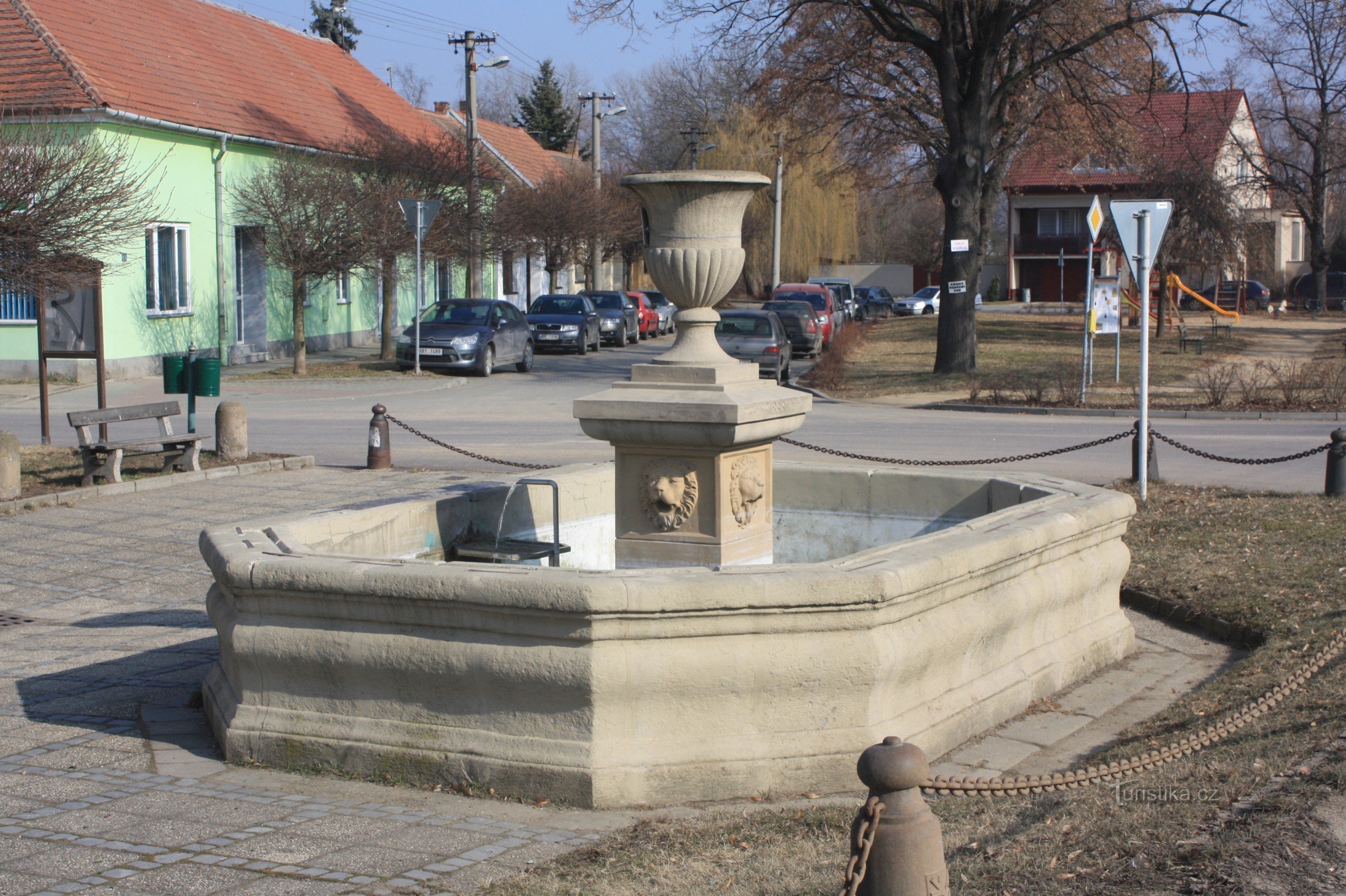 Fontein in de stad