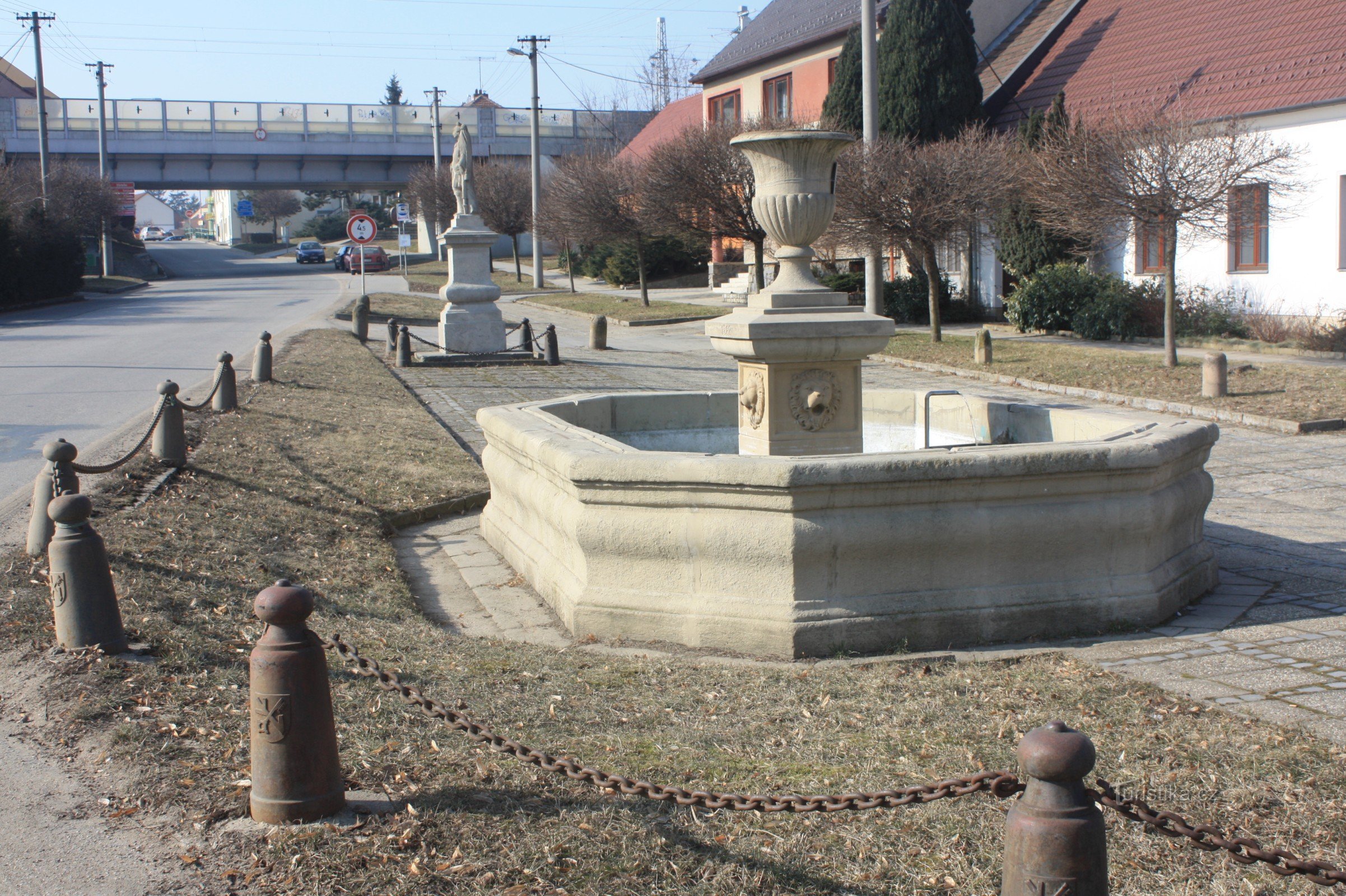 Fontein in de stad