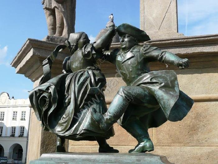 kašna Tančící sedláci