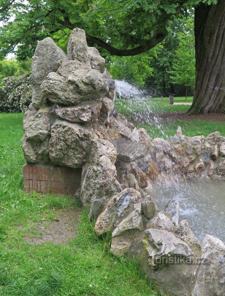 tryska fontanna