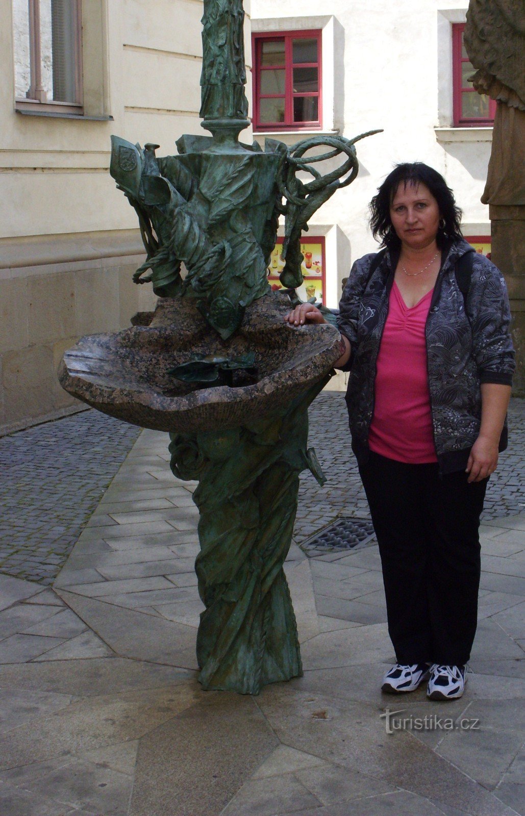 21st century fountain in Olomouc