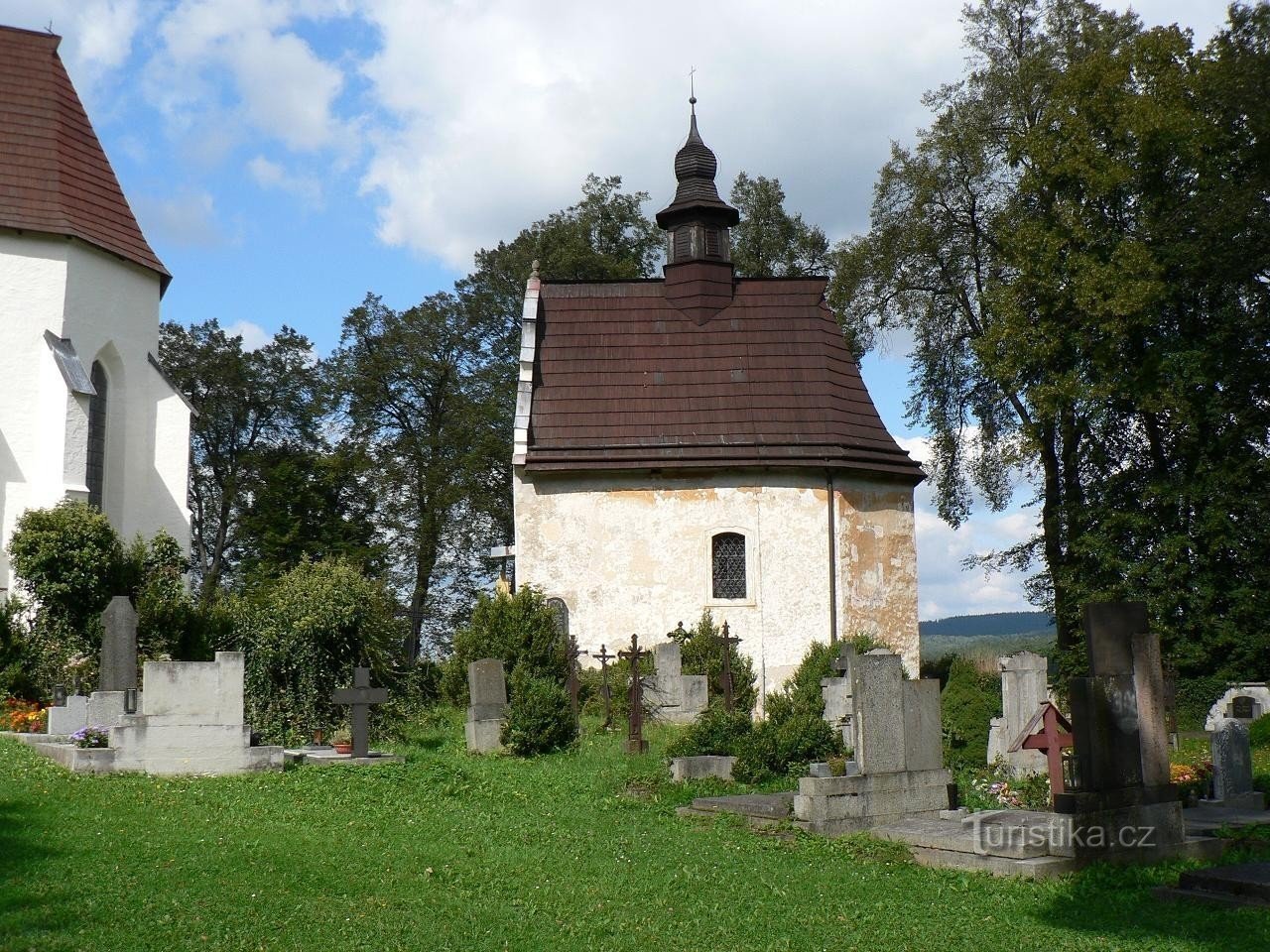 Kašperské Hory, kapel van St. Anna