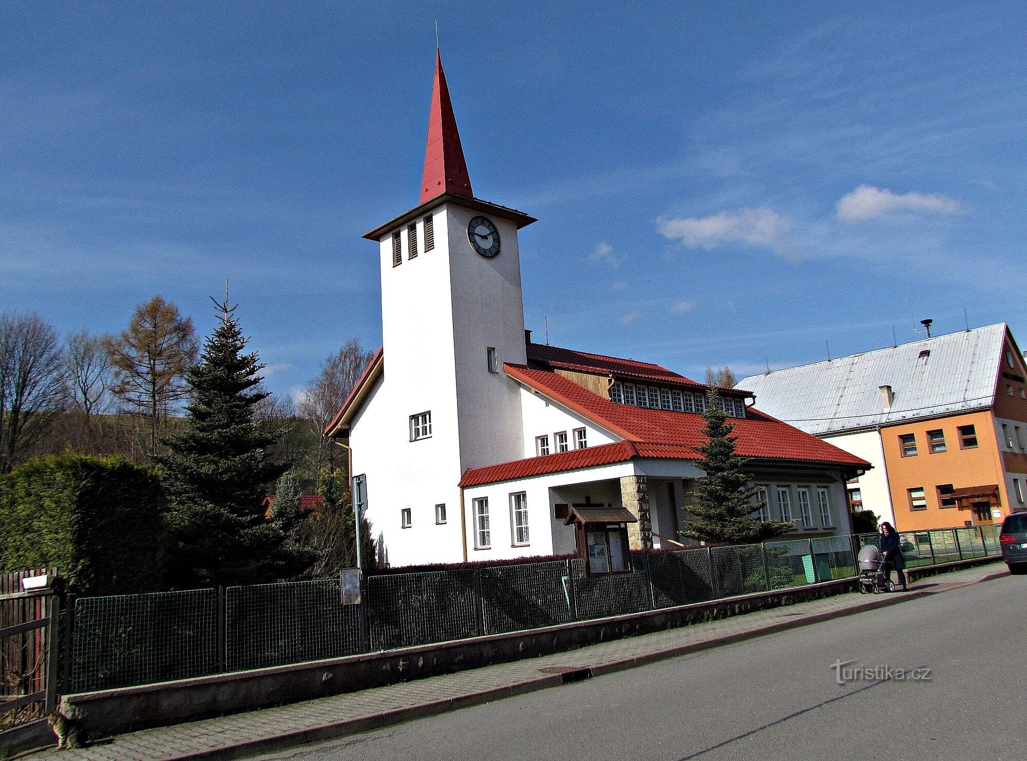 Катержинице - евангелическая церковь