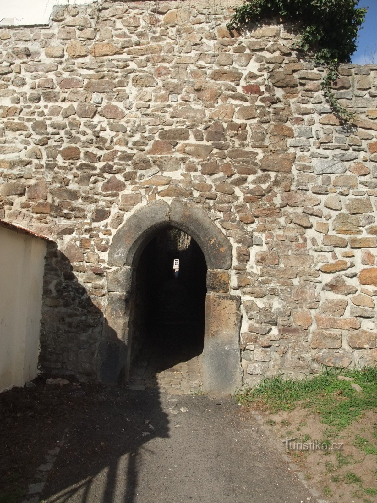 Katova ulička in Kadan - the narrowest street in the Czech Republic