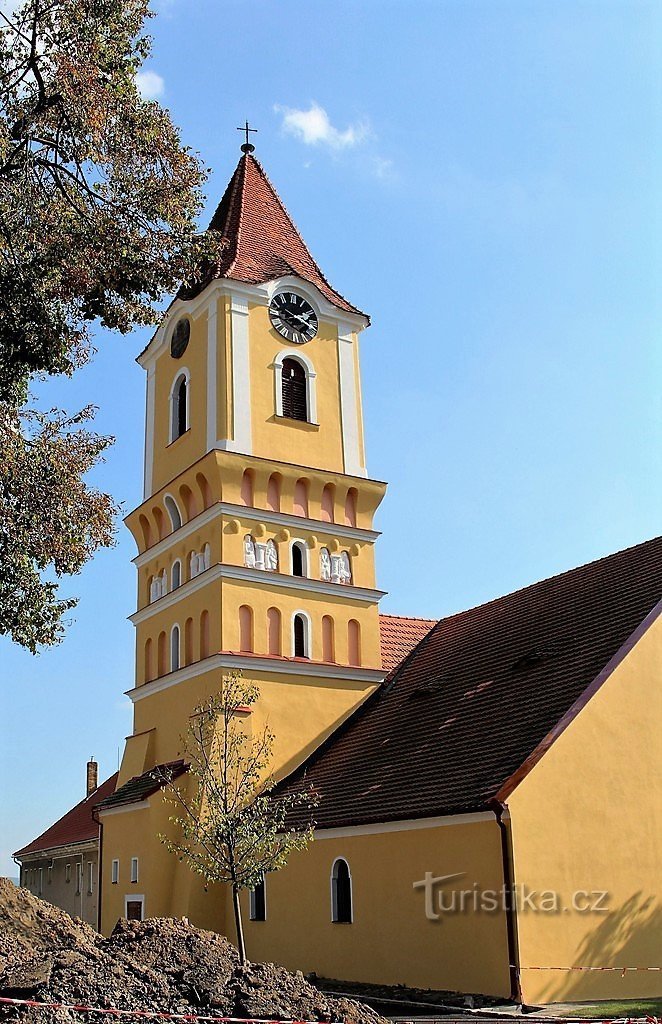 Katowice, toren van de kerk van St. Philip en Jacob