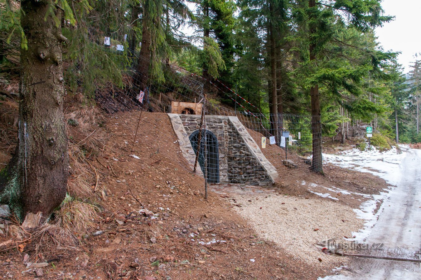 Když se štola upravovala