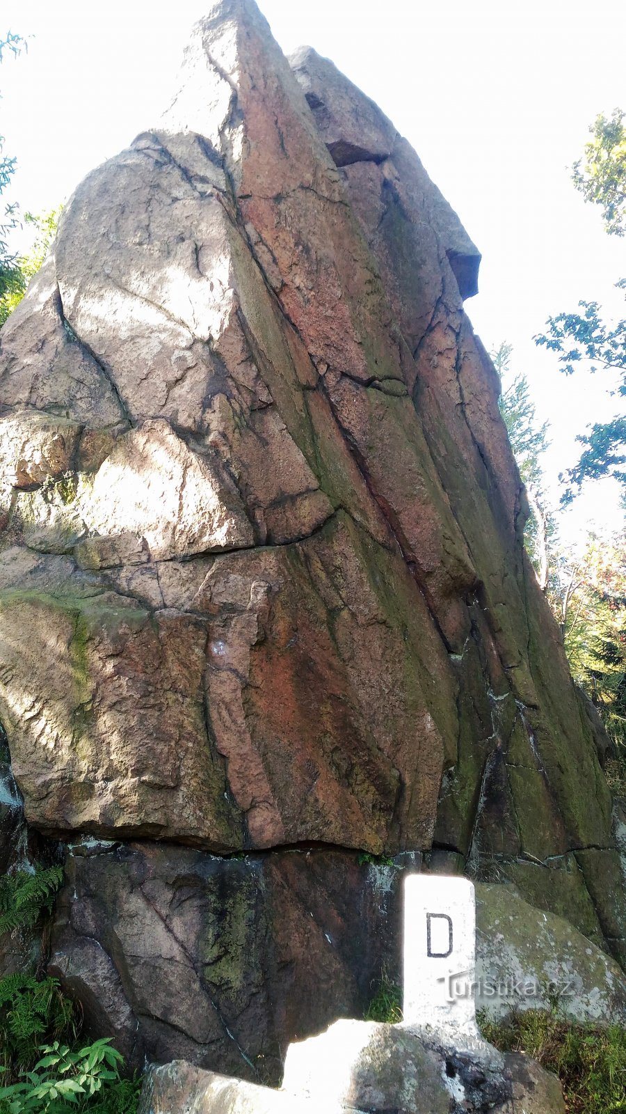 Aux rochers Red Fang et Borůvčí.