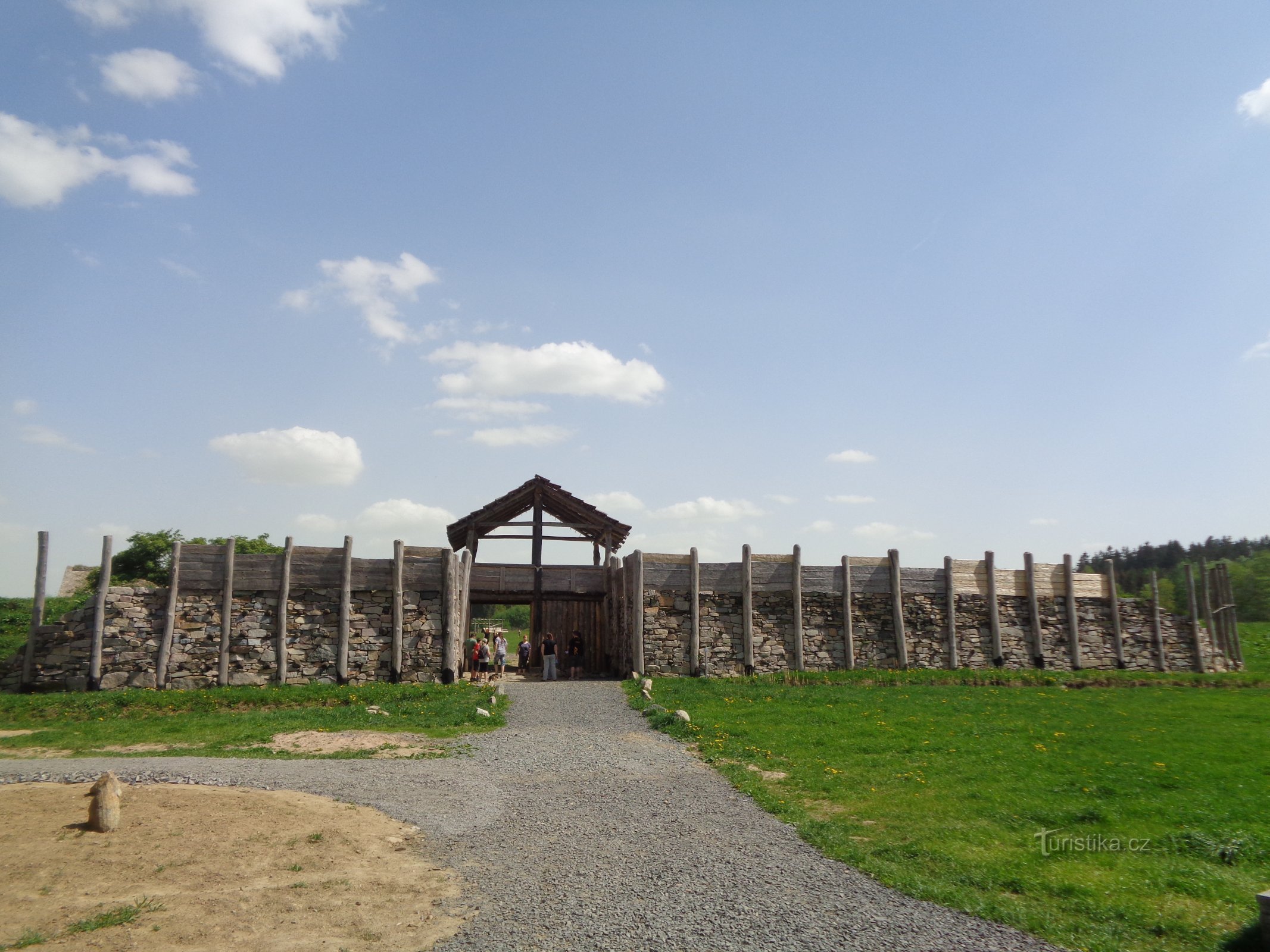 Archeoskanzen celtique à Nasavrky