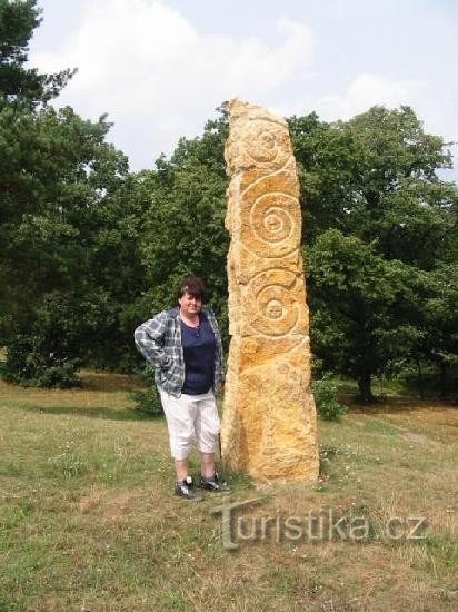 Celtic menhir