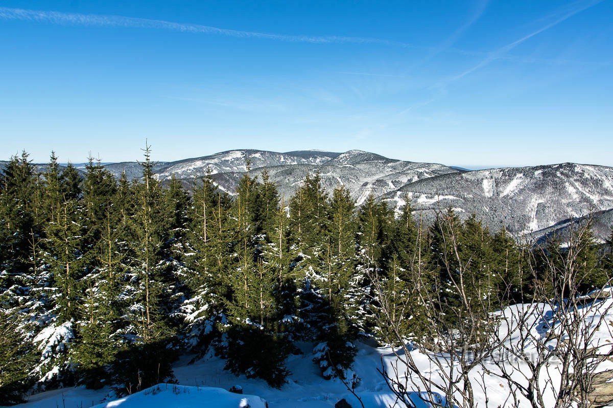 The Kepneric Mountains from Rysí skály