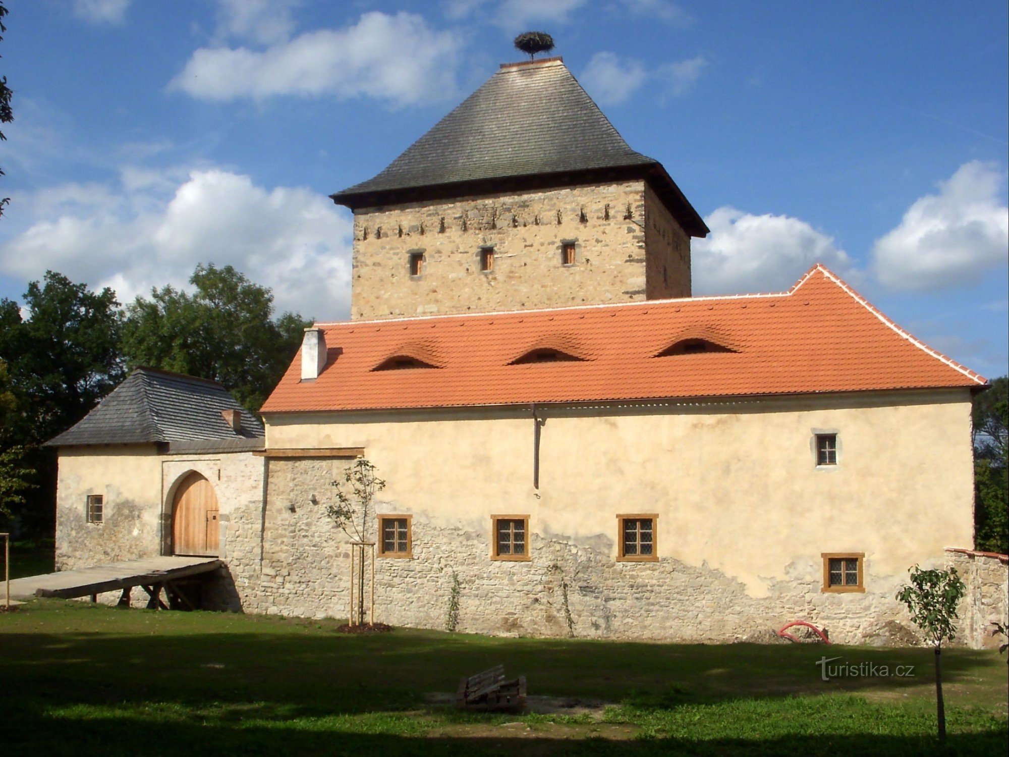 Kestřany - Fortezza inferiore