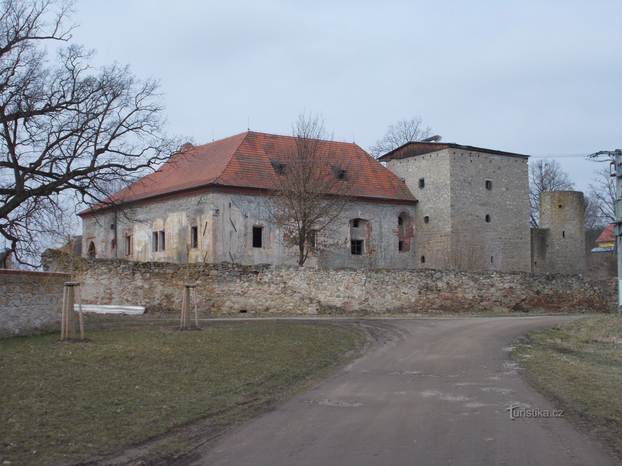 Kestřany - Górna twierdza