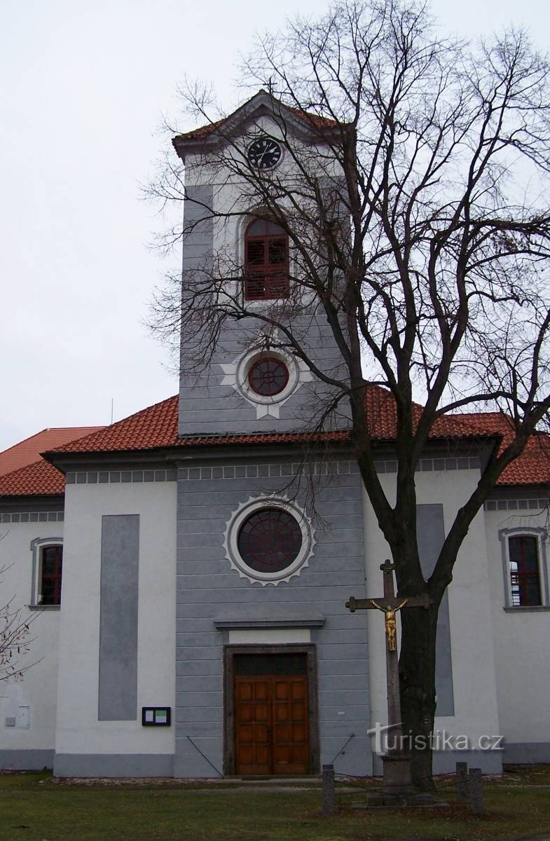 Kestřany - Szent Katalin templom
