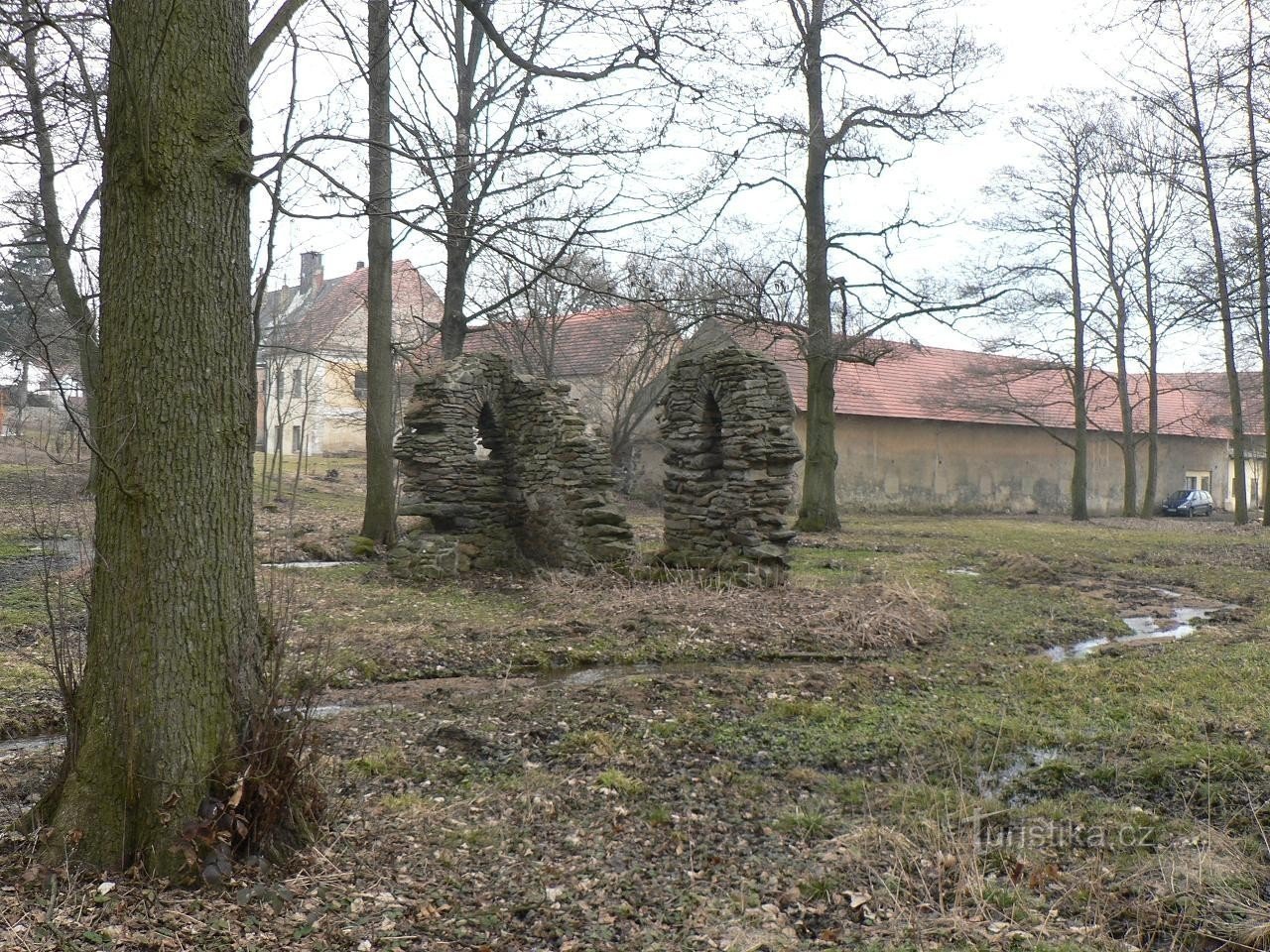 Kladruby, mjesto gdje je stajala tvrđava