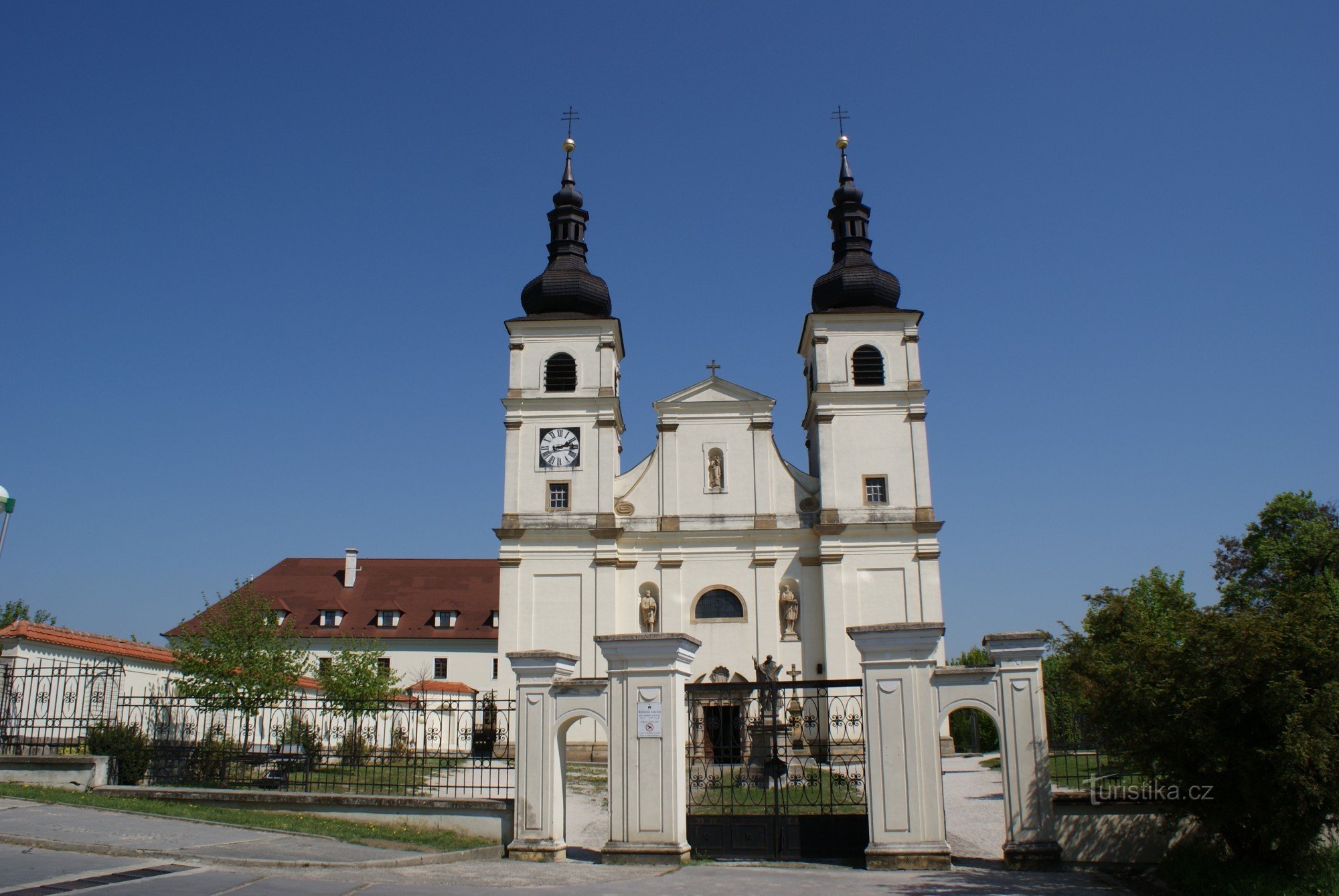 monastery and church facade