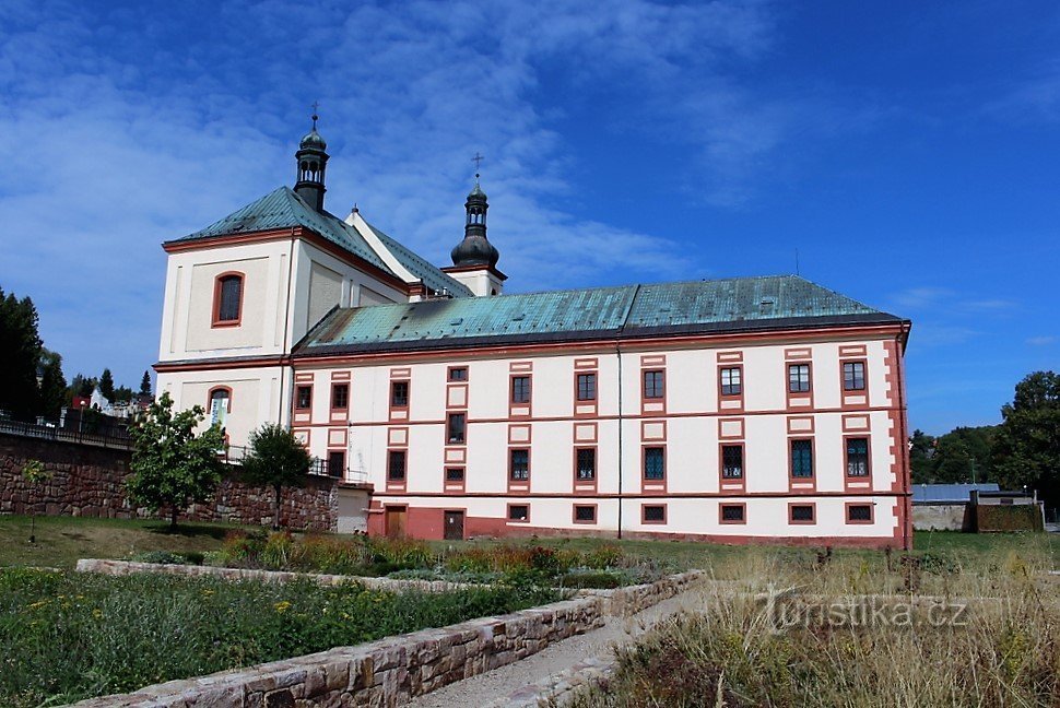 Monastery and monastery garden