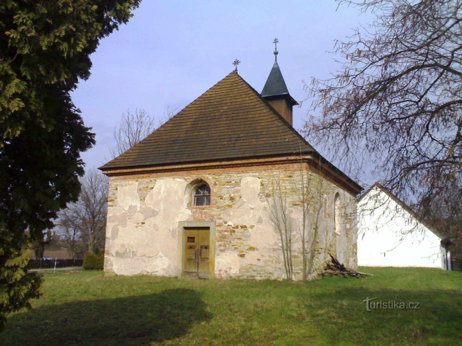 Klášter nad Dědinou - Szent István-templom. Keresztelő János