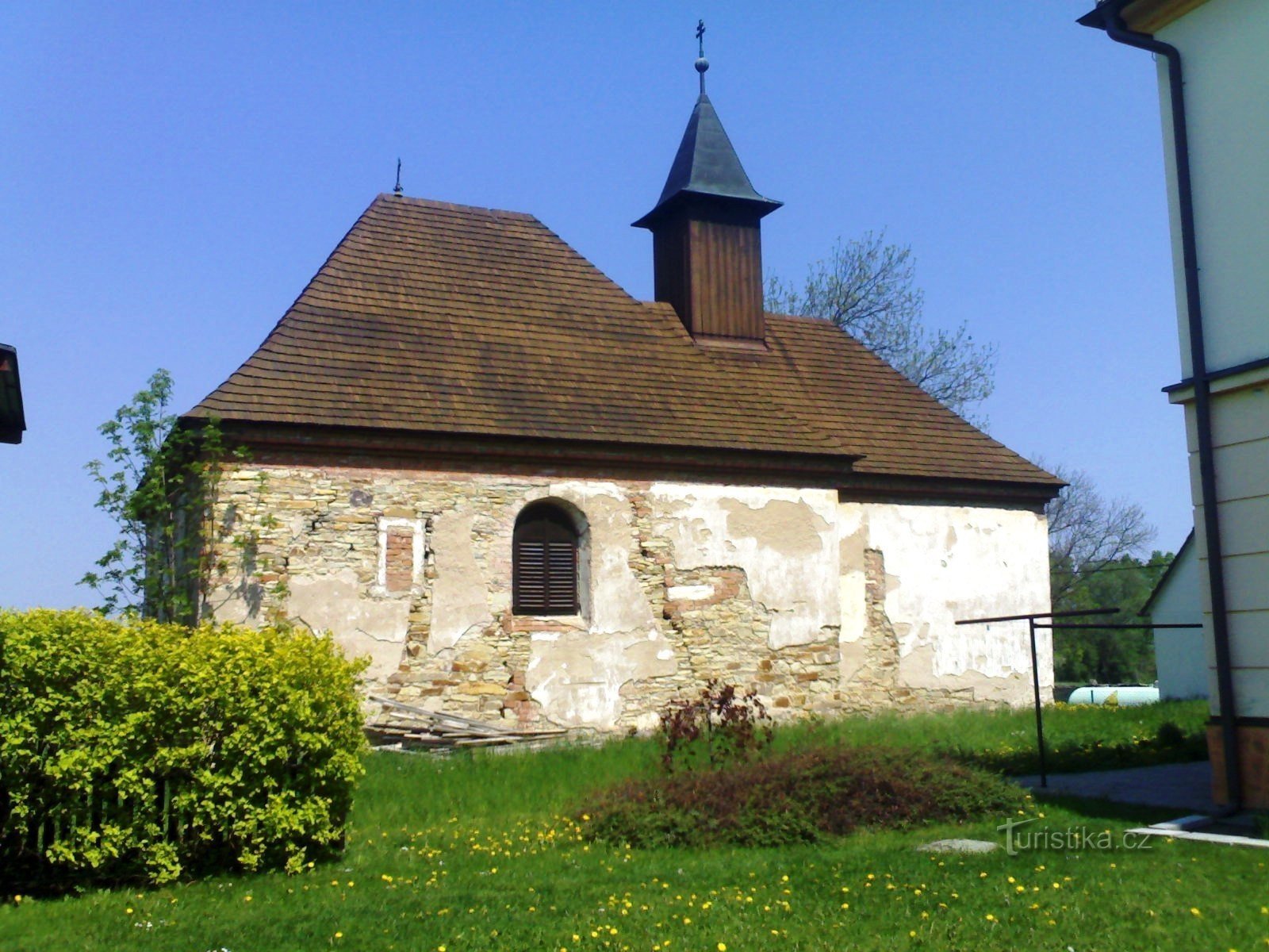 Klášter nad Dědinou - Pyhän Nikolauksen kirkko. Johannes Kastaja