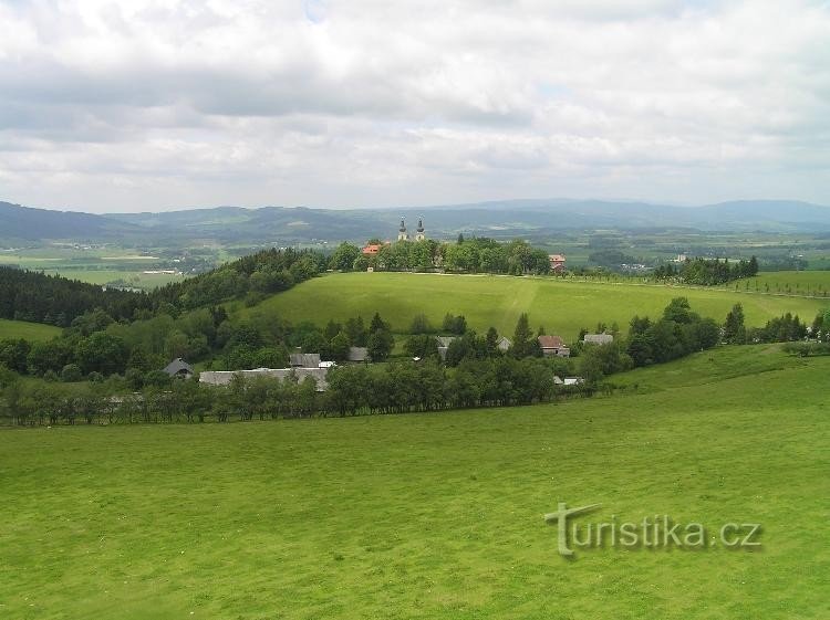 Il monastero dalla torre di osservazione sul Valu