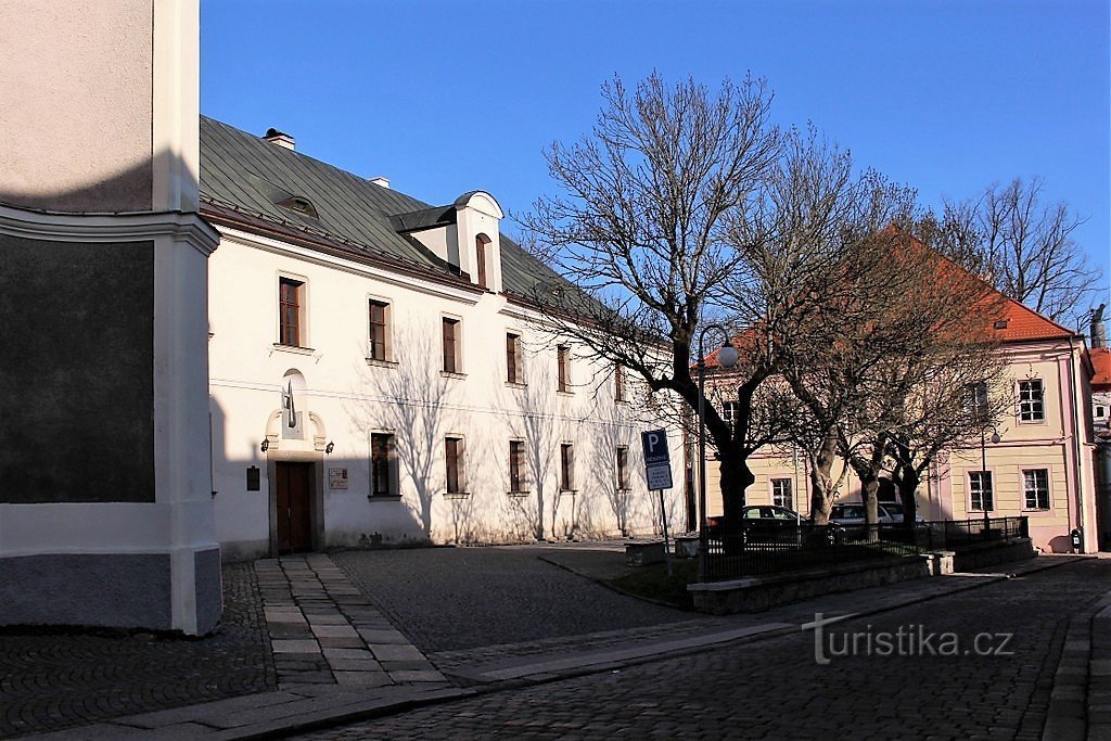 Monastery building, east side