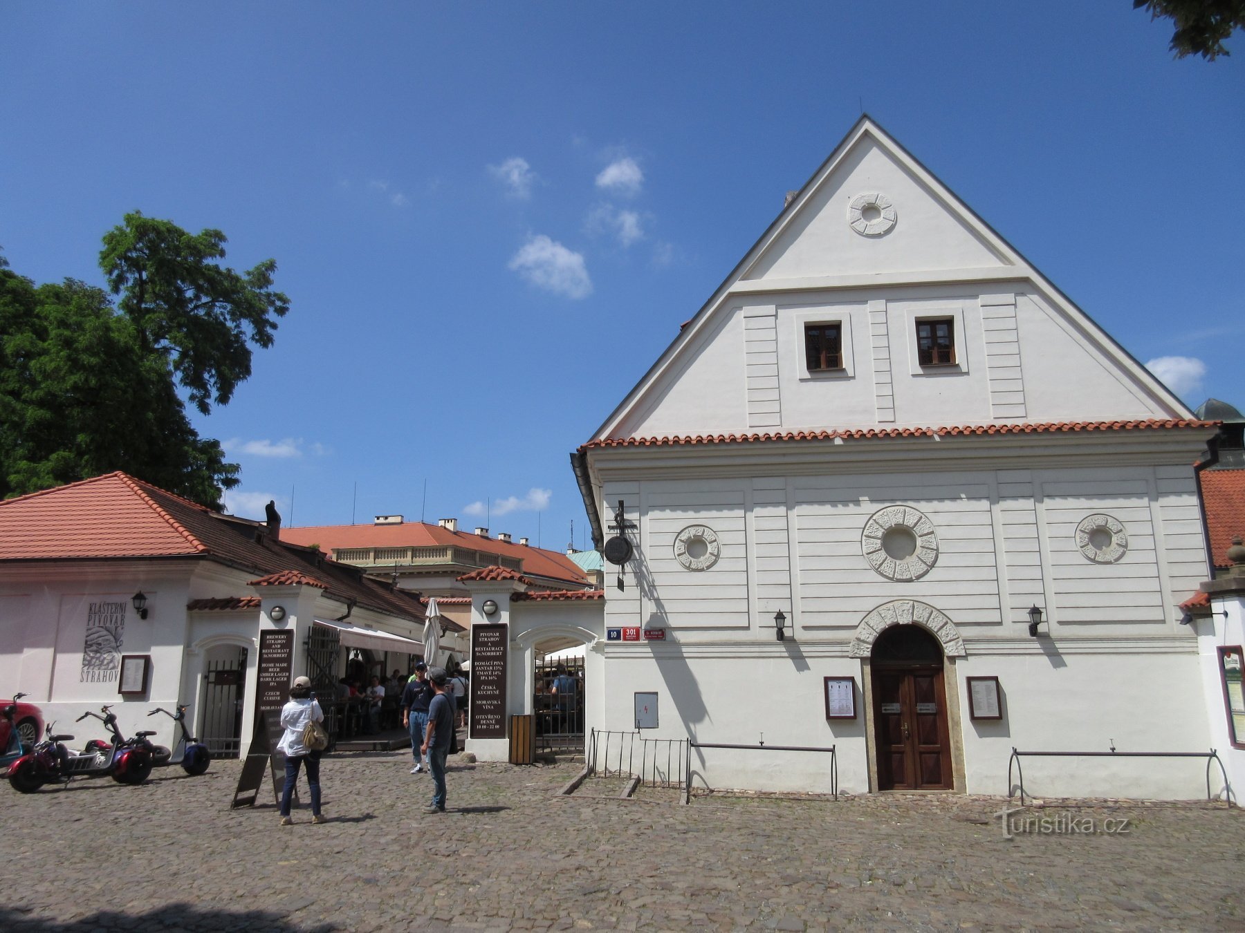 Cervejaria do mosteiro Strahov com restaurante Sv. Norberto