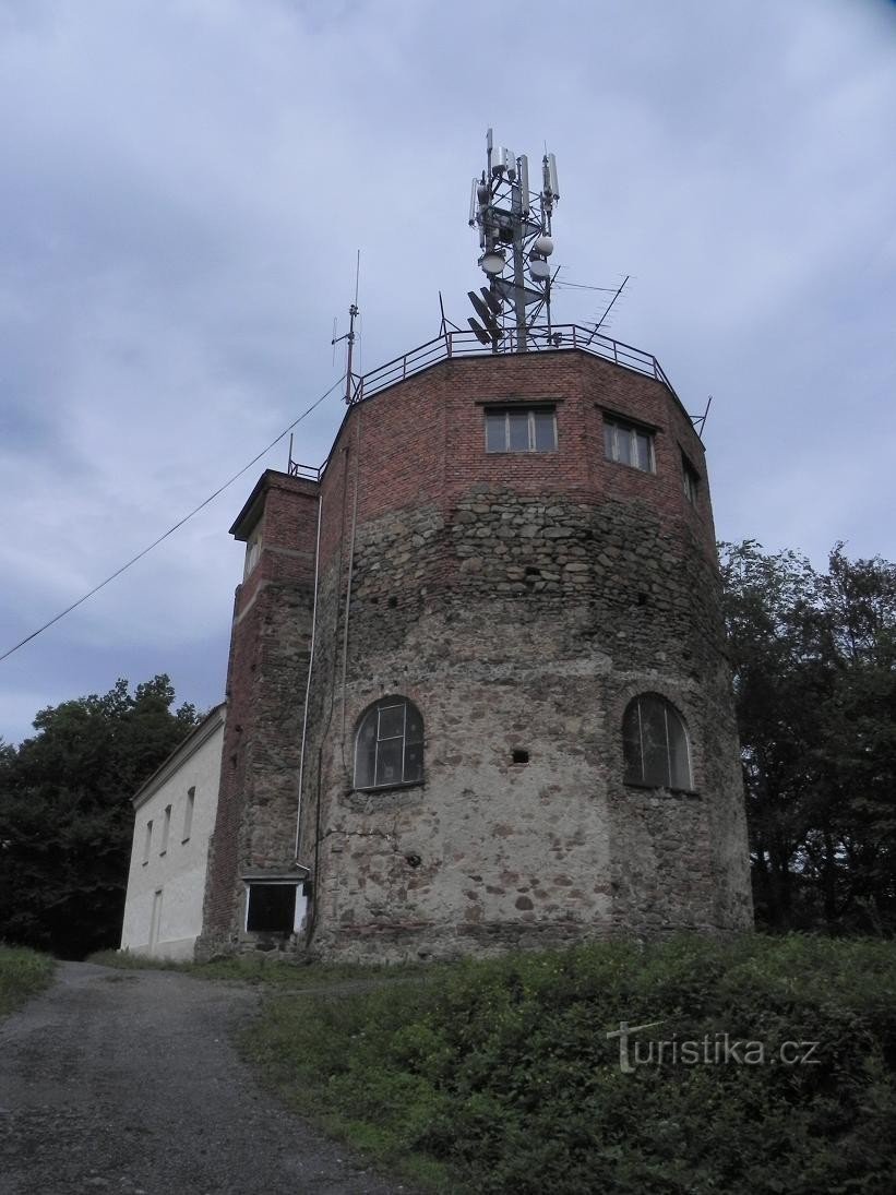 Klatovská Hůrka, zamknięta wieża widokowa