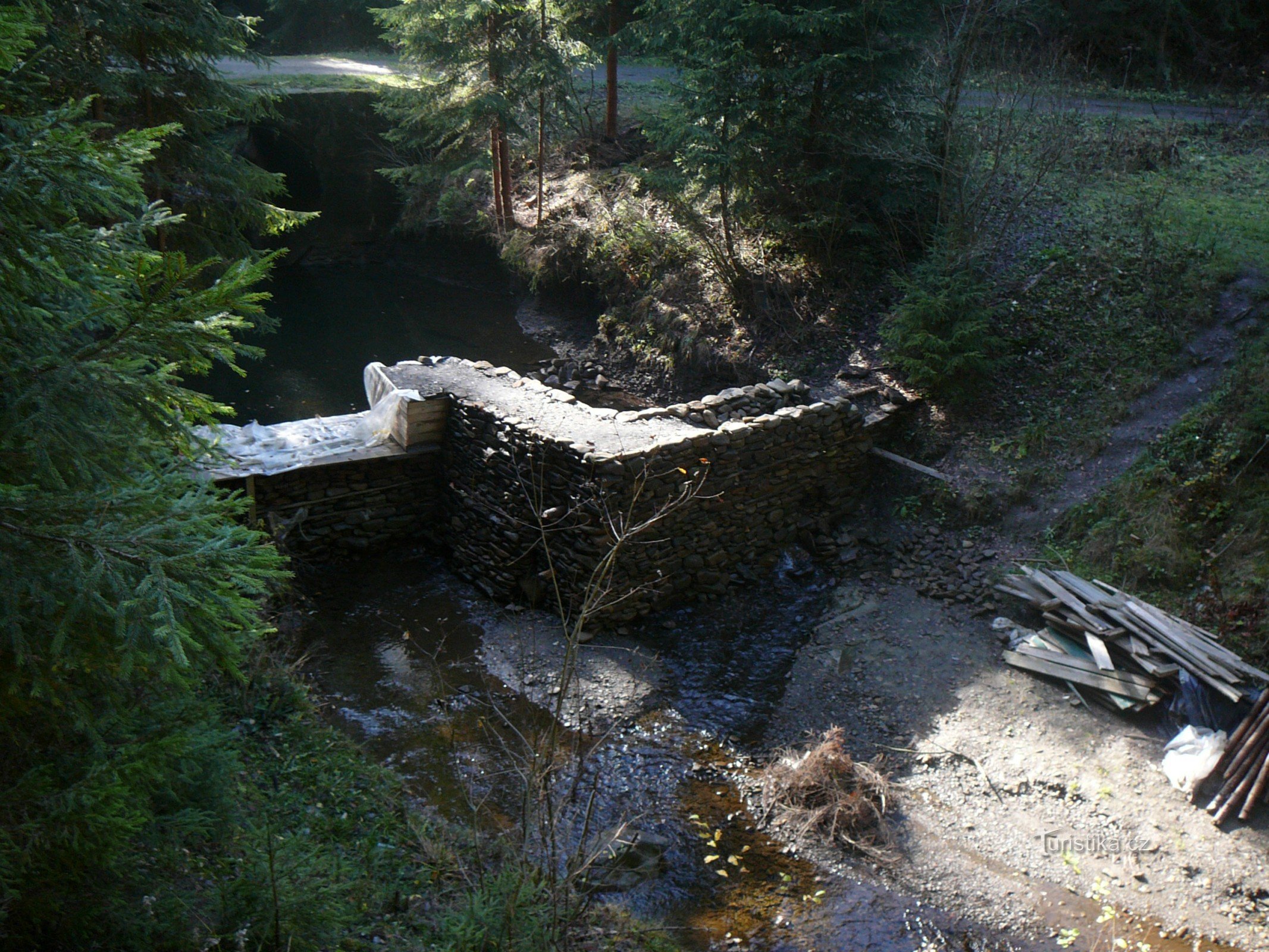 Klauz sur le ruisseau Červík