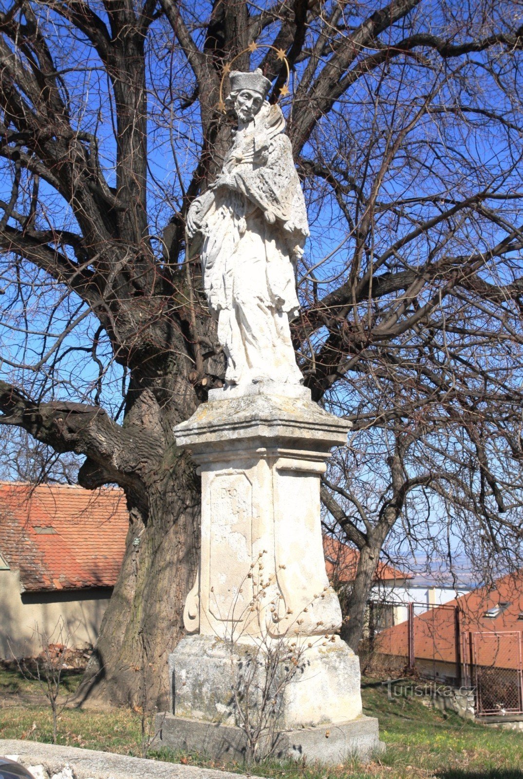 Klentnice - statue of St. Jan Nepomucký