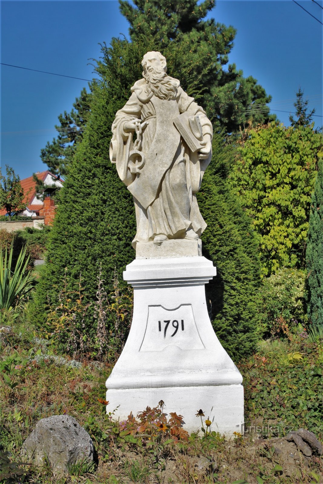 Klentnice - estatua de St. leonardo