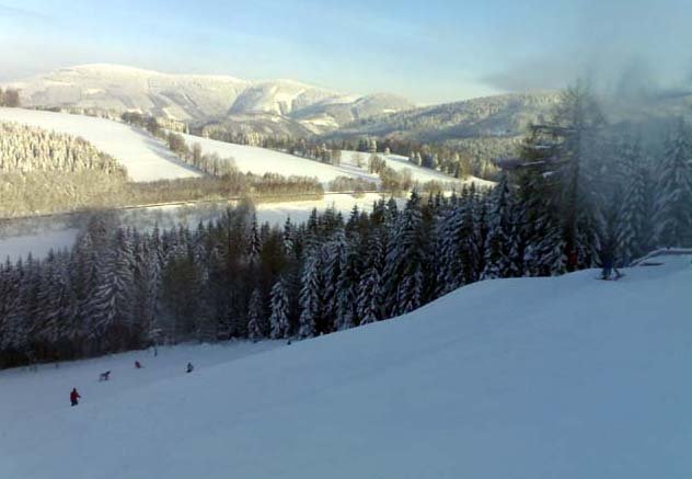 Heurtoir de pistes de ski