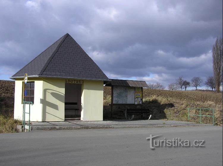 Kleštěnec: Przystanek autobusowy Lhotsko