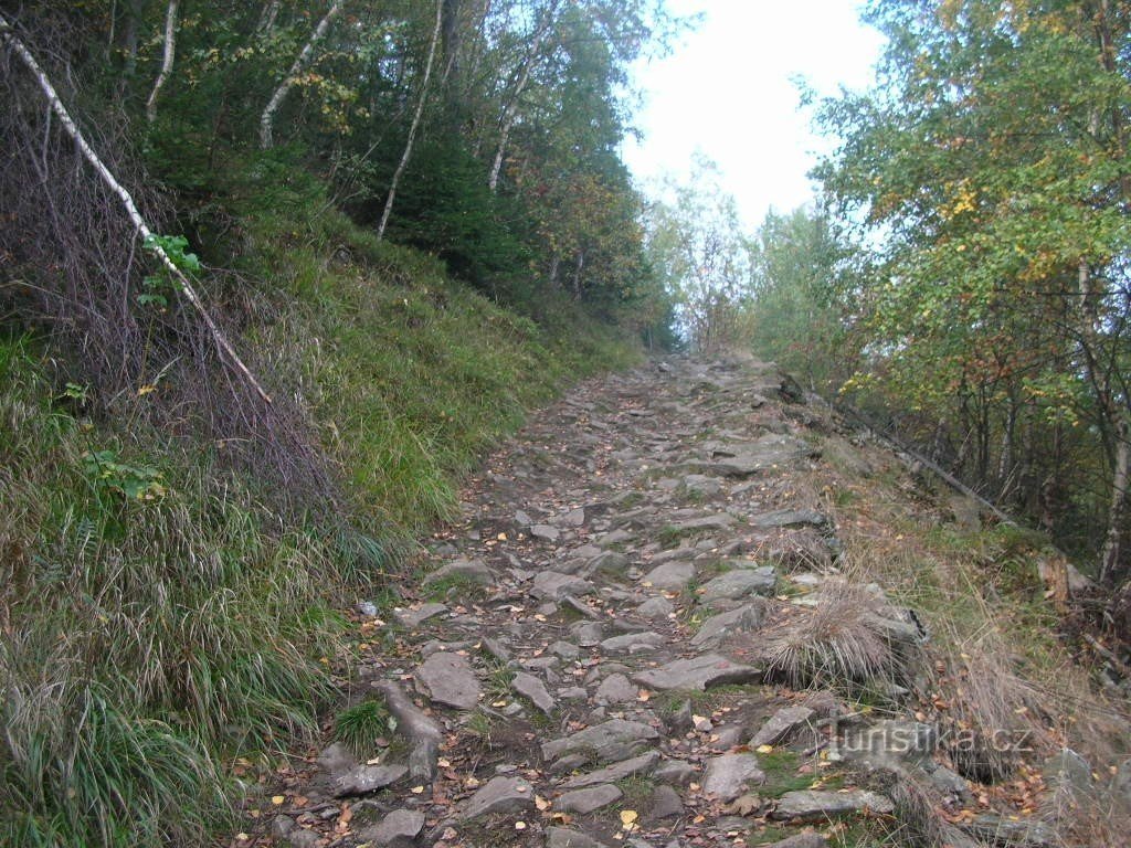 Nyckeln till landmärket i Lusatian Mountains