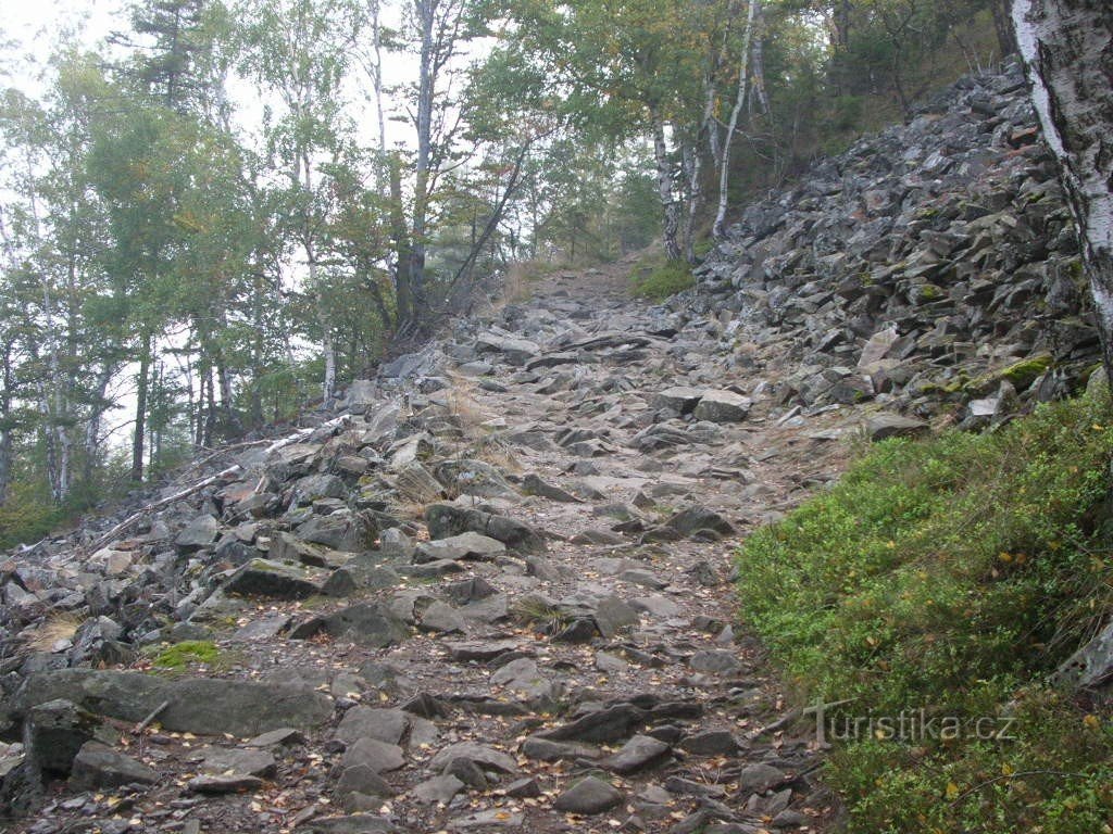 La clé du monument des montagnes de Lusace