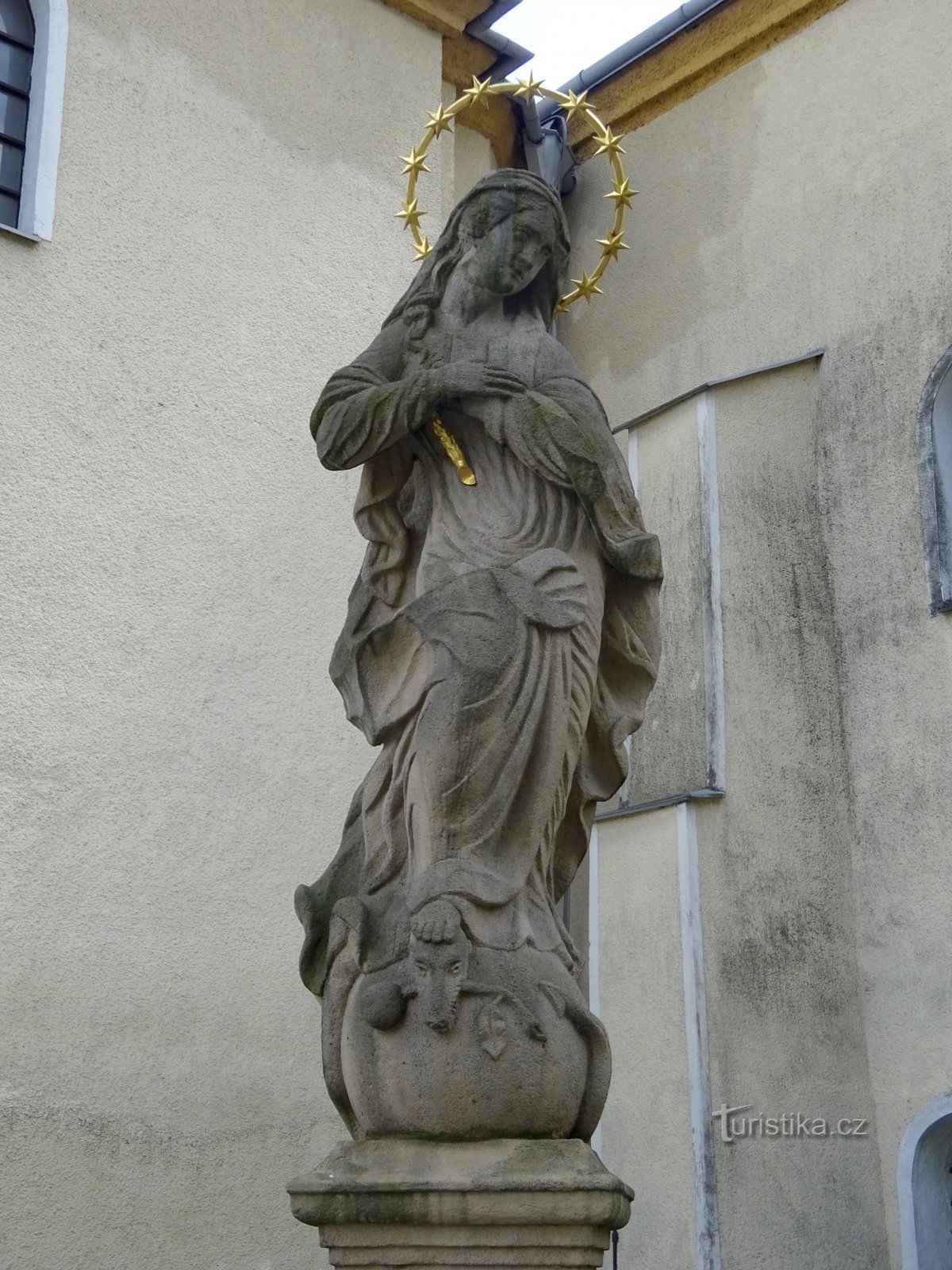 Klimkovice - statuia Fecioarei Maria