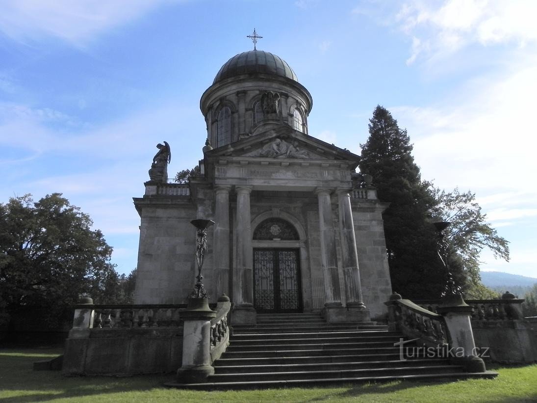 Klinger Mausoleum, foran