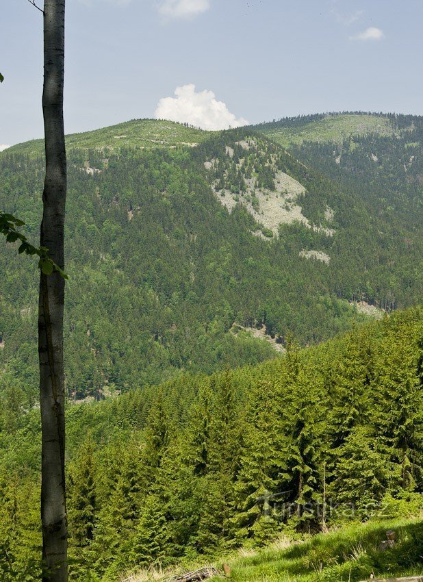 Klínová hora și Spálený vrch