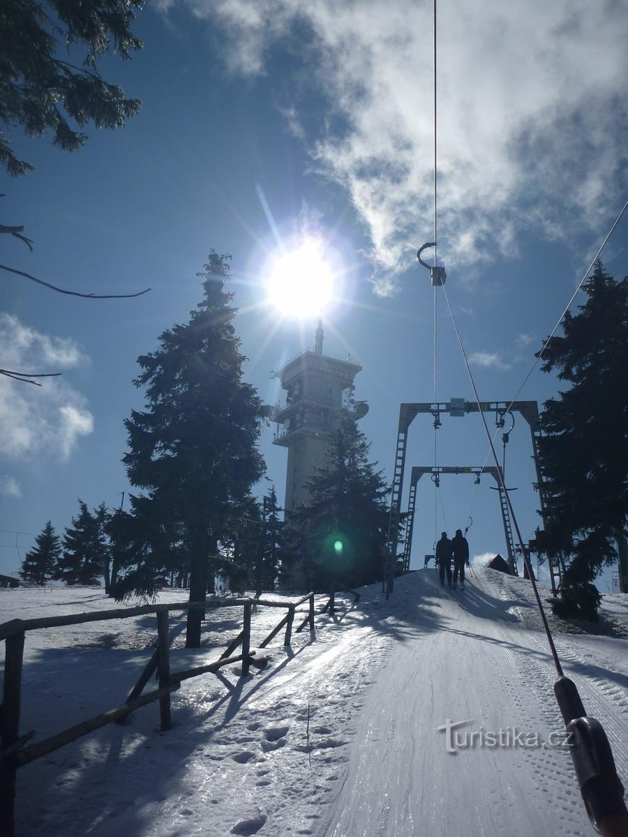 Klínovec - trượt tuyết trong một ngày