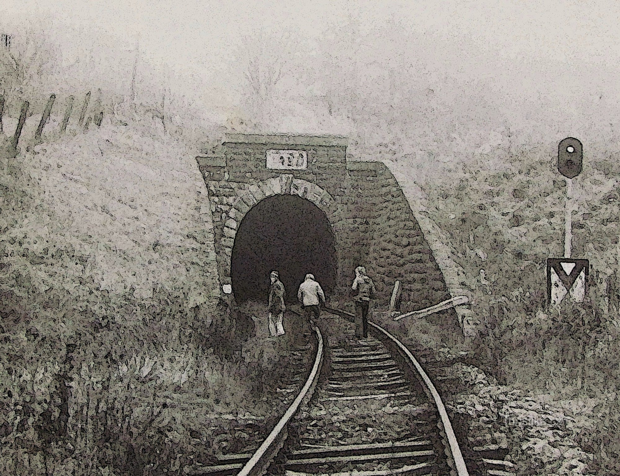 Klobucký-tunneln från Návojná