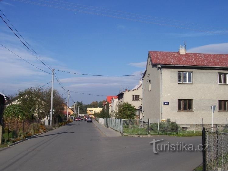 Klokočov: Blick auf das Dorf