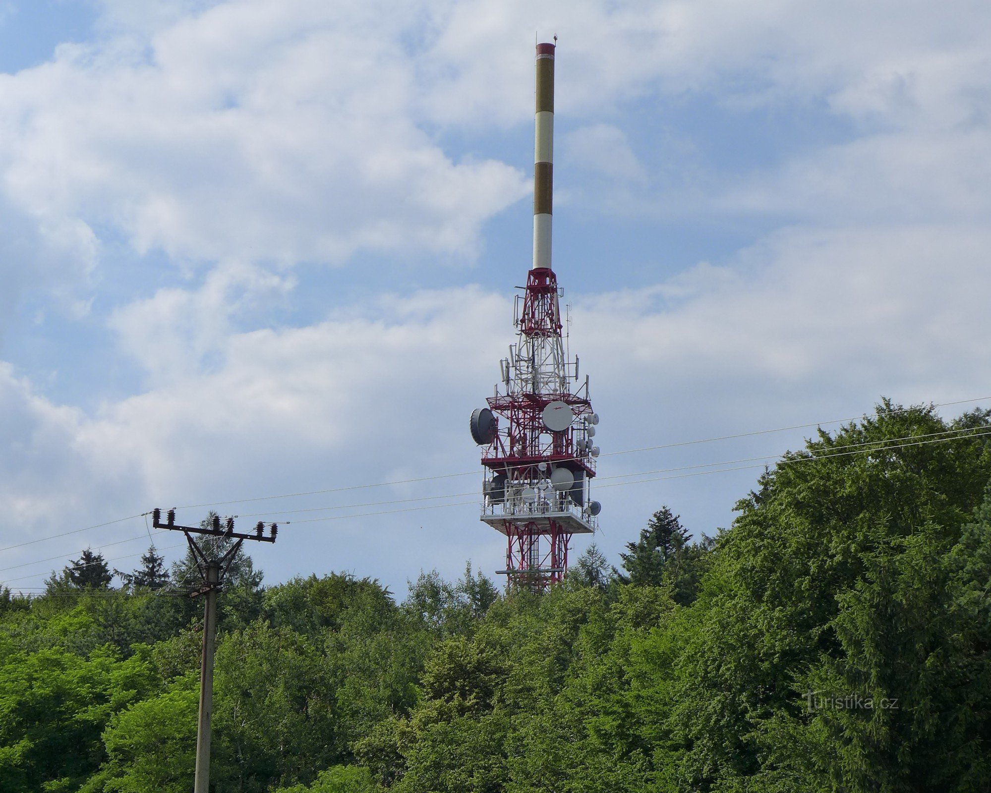 Klučovská hora in oddajnik Klučov