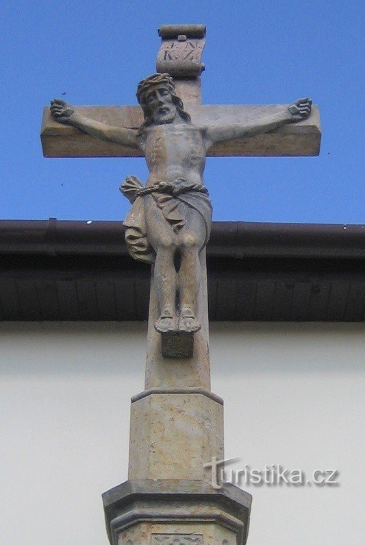 Kněžpole - Kreuzigungskreuz