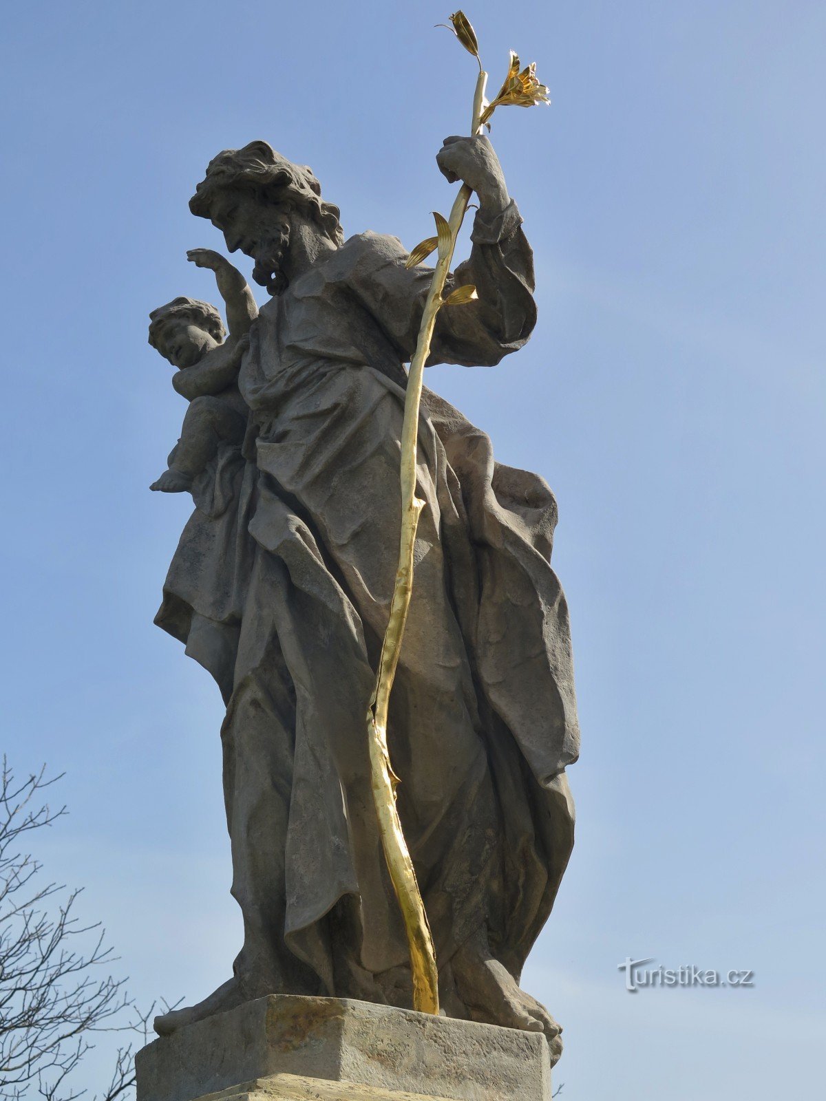 Knínice (nära Boskovice) - staty av St. Josef