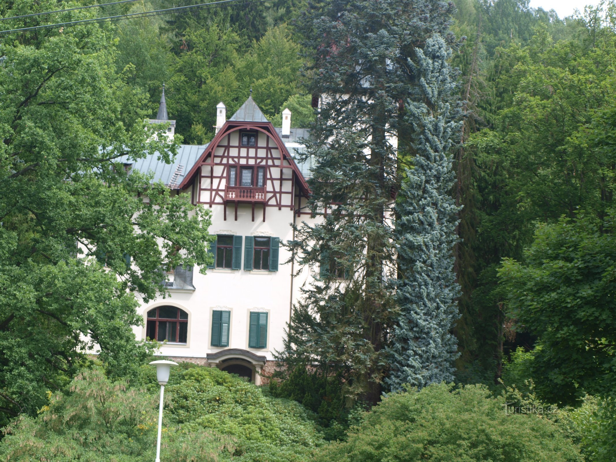 Villa principesca a Mariánské Lázně