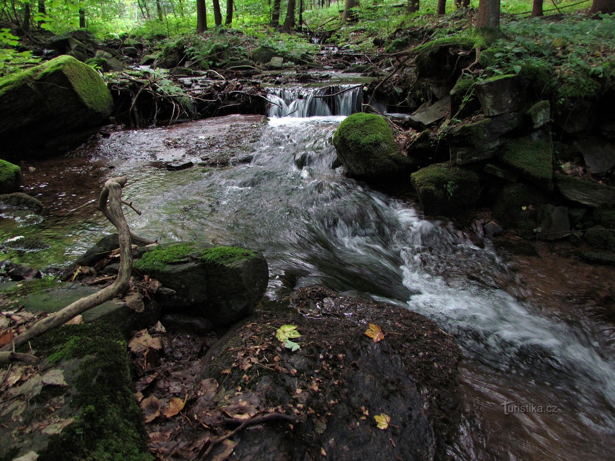 Kobylí důl - Cascadas de Čerňovický potok