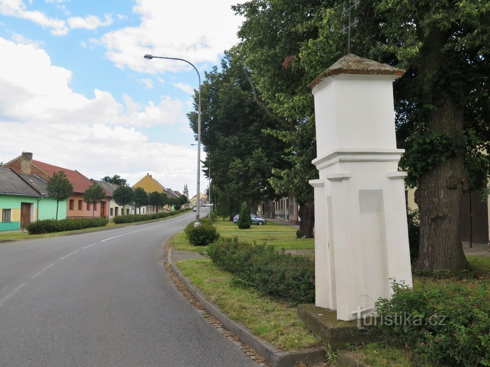Kojetín - un tourment unique de Dieu dans la rue Olomoucká