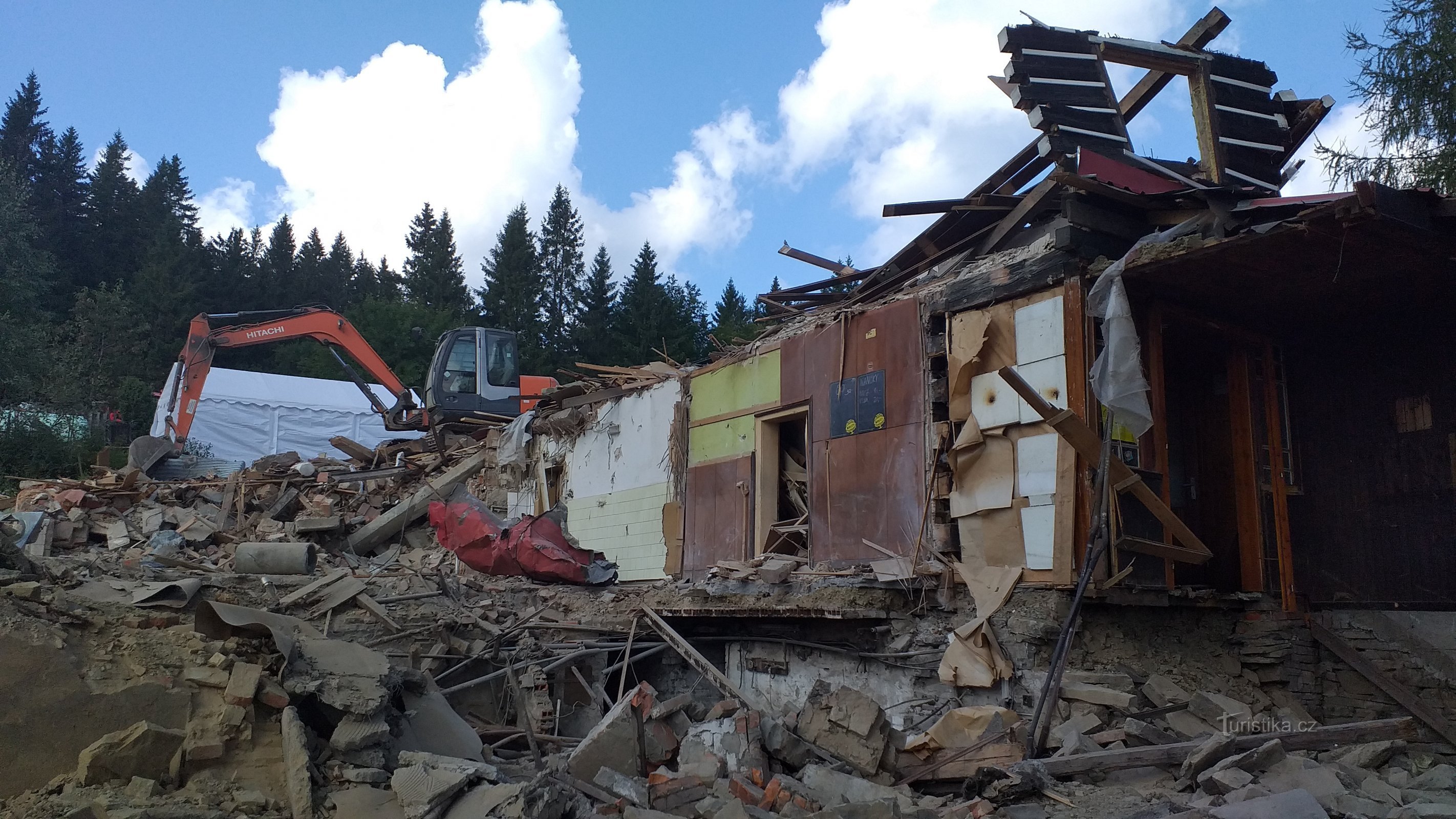 Il cottage di Kolář Slavíč oggi