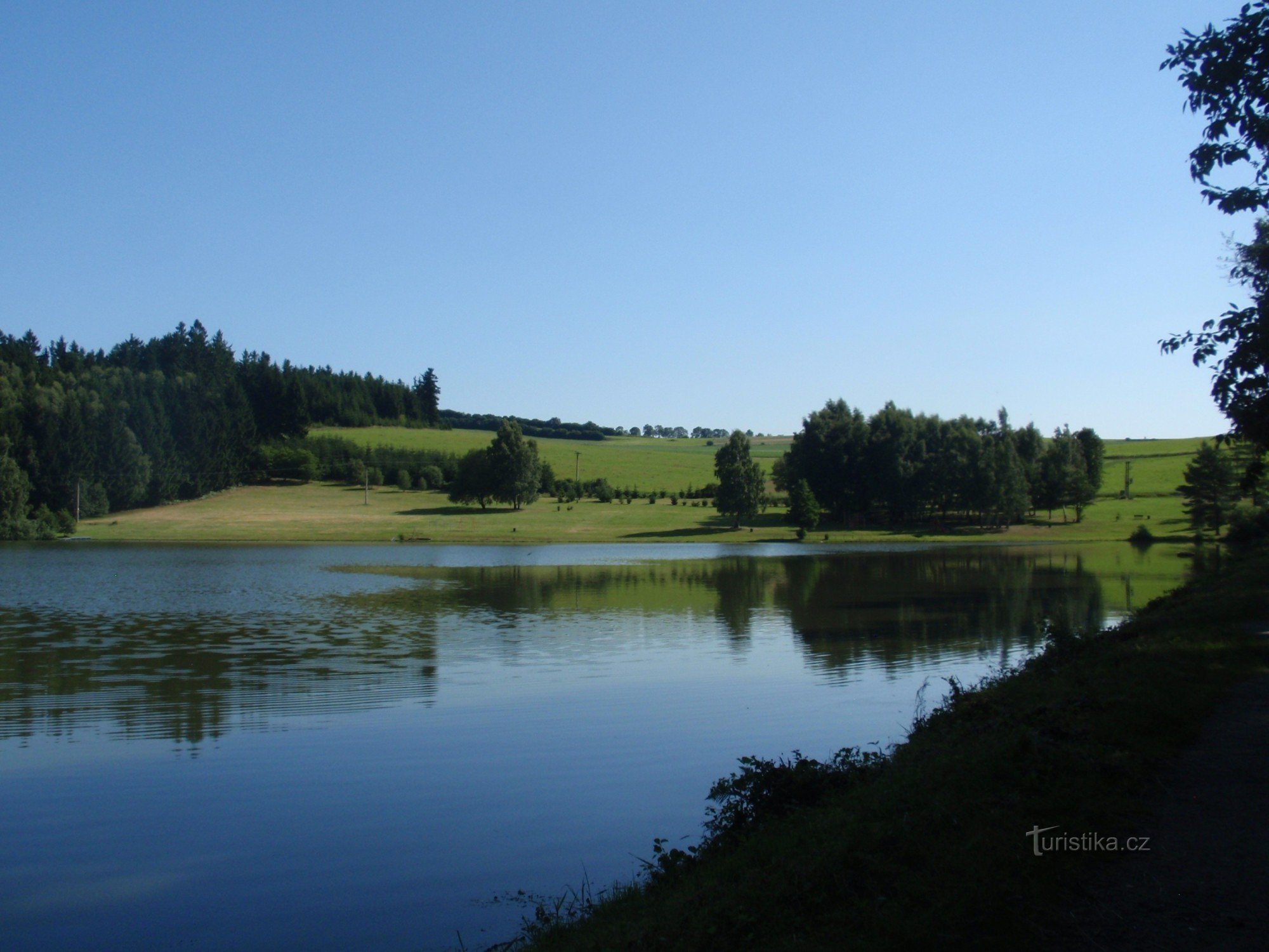 Around Nové Město na Morava it's nice even in the summer